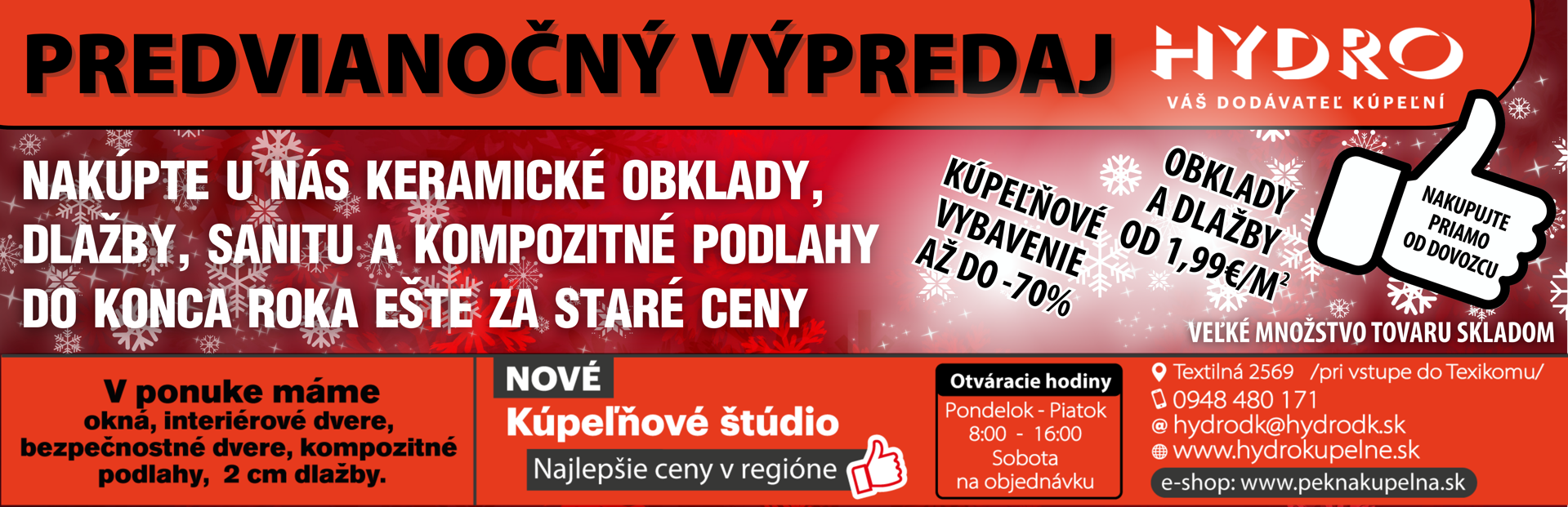 Predvianočný výpredaj